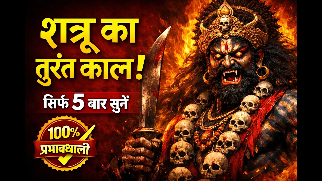 काल भैरव शत्रु उल्टारी दण्ड कवच ❗️सिर्फ़ 𝟓 बार सुनते ही शत्रु खतम 🔥 𝐊𝐚𝐚𝐥 𝐁𝐡𝐚𝐢𝐫𝐚𝐯 𝐌𝐚𝐧𝐭𝐫𝐚