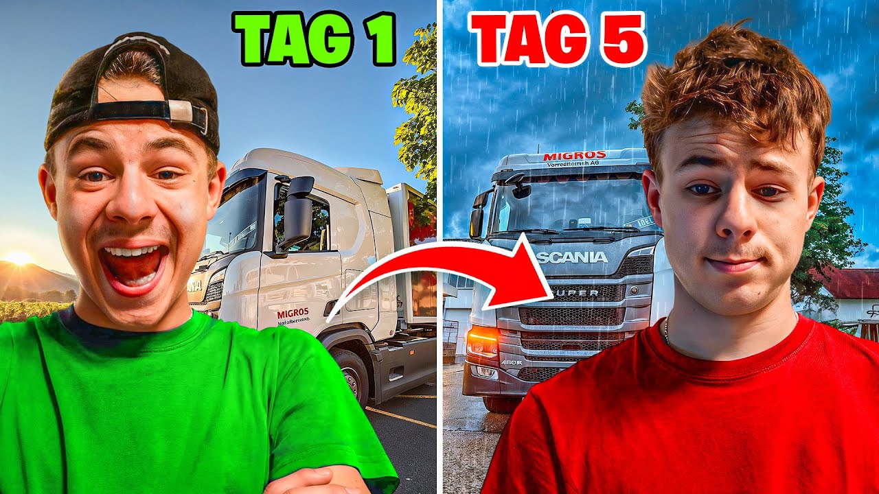 1 Woche als LKW-Fahrer!🚚