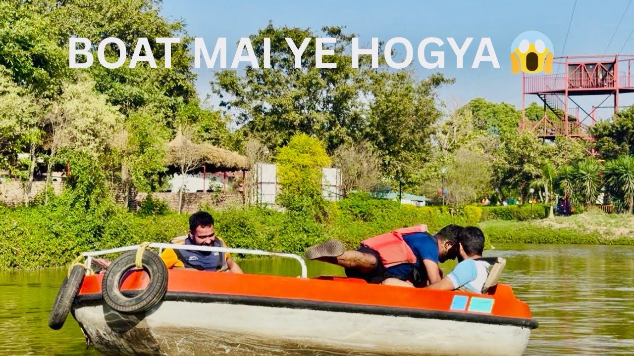 Holi Par Fun City Gaye Aur Boat Mai 😱 And Village Holi Celebration ❤️