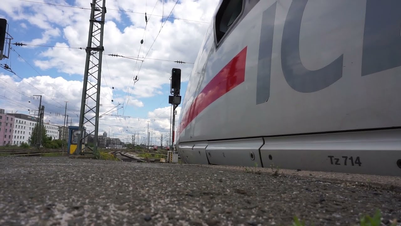 Abfahrt BR407 ICE3 Velaro D - Sound pur!