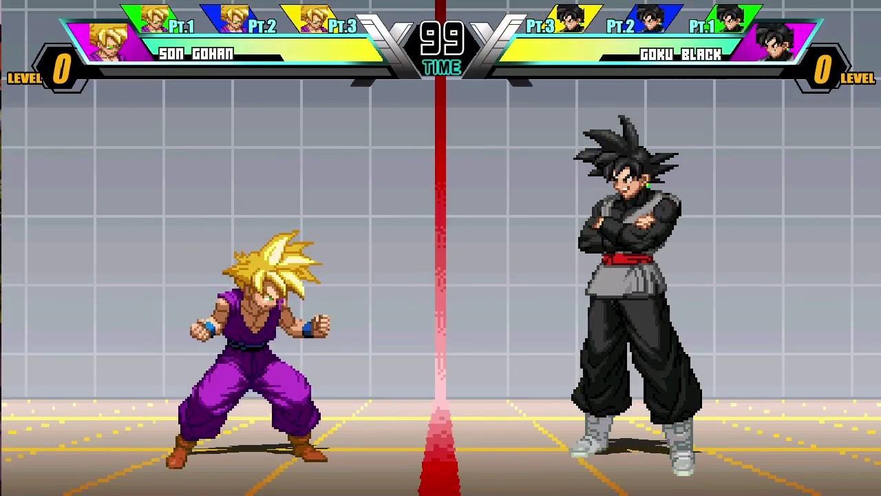 Teen Gohan vs Black Goku | Hidden Potential vs Divine Darkness | Jump Force Mugen V6