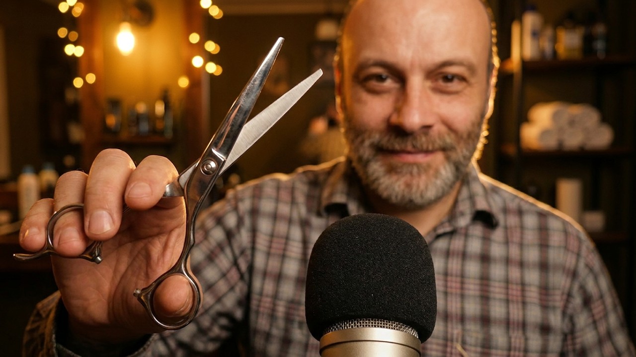 ASMR ROLEPLAY UYKUYA HAZIRMISIN BERBER KUAFÖR ROLEPLAY TÜRKÇE ASMR
