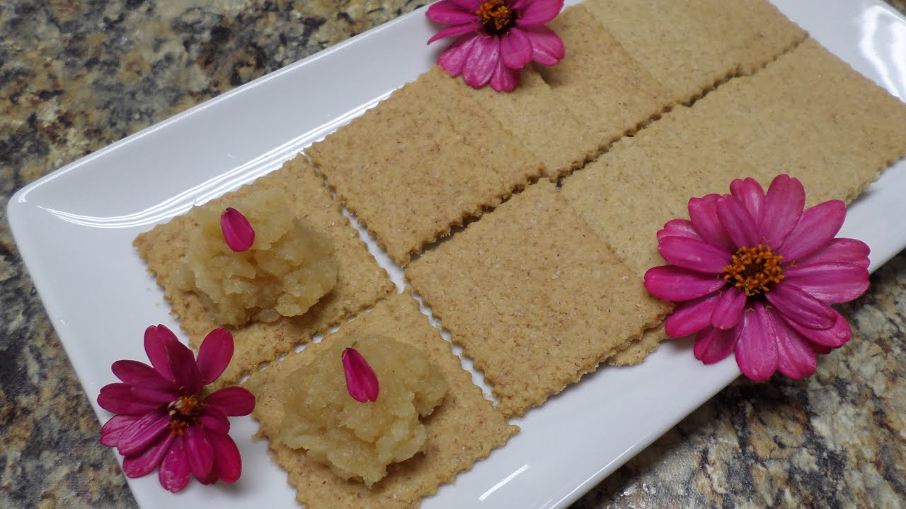 Sweet Oat Crackers, Vegan Cooking Show by Kyong Weathersby