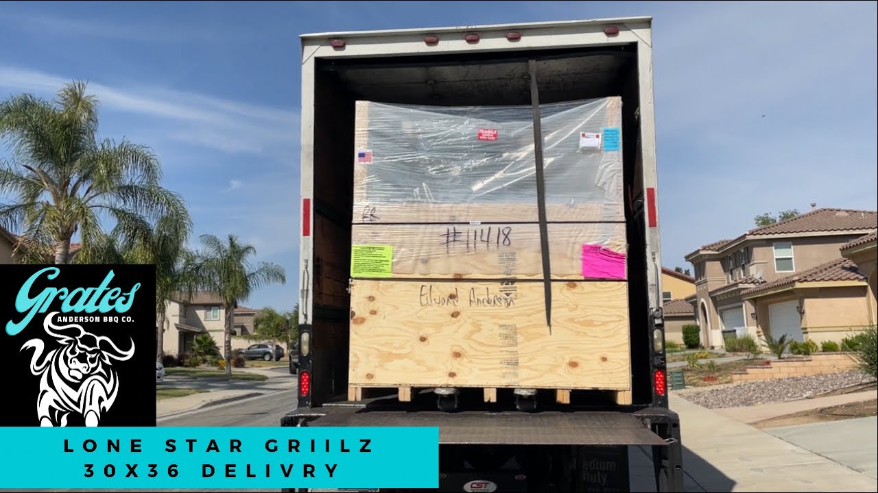 Taking Delivery Of My New LONE STAR GRILLZ Smoker!
