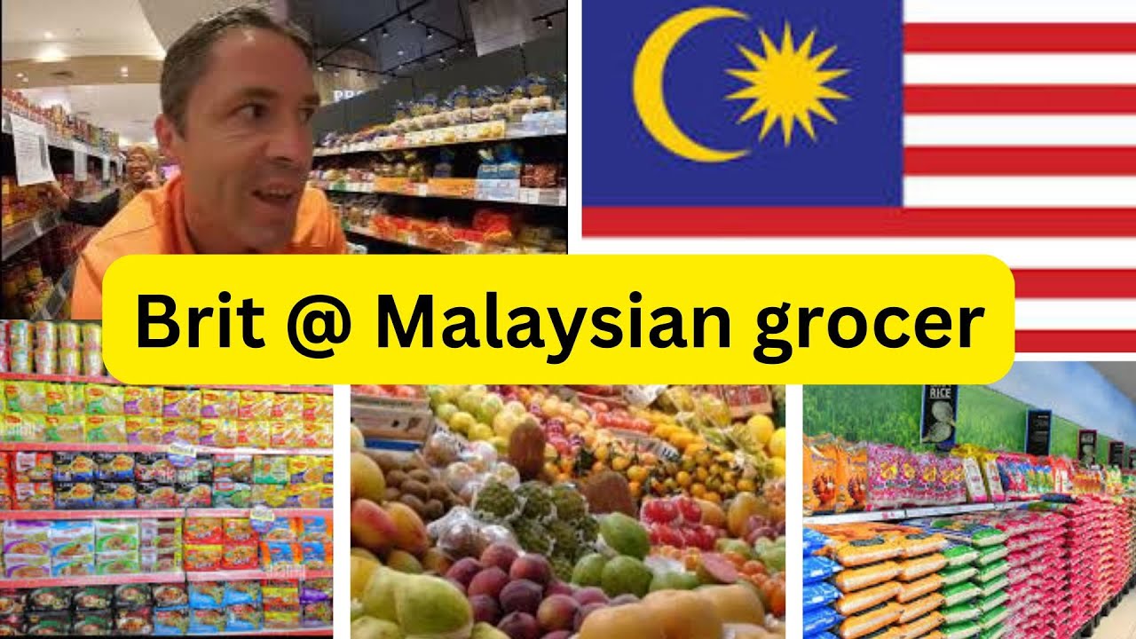 British expat visits Malaysian grocery // What to expect when you visit a Malaysian supermarket