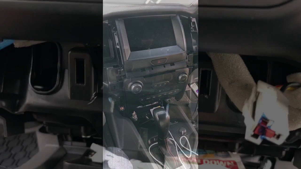 How to remove radio unit on 2017 Ford Ranger wild track model