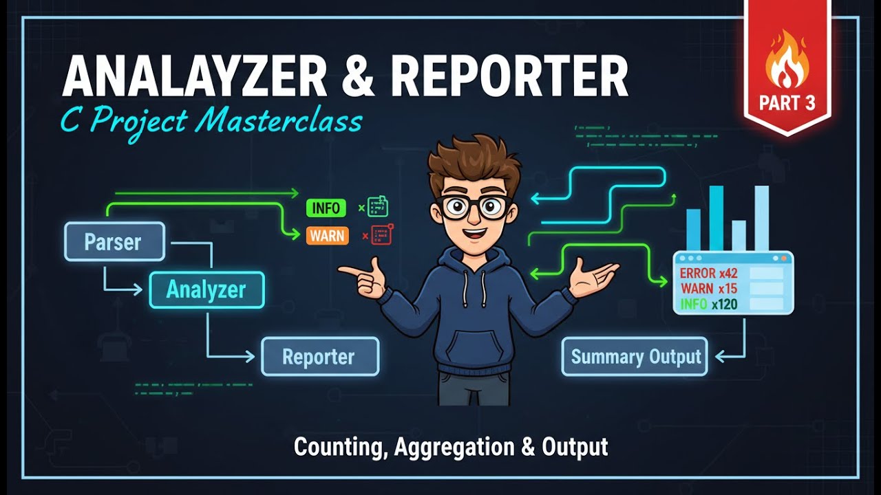 C Analyzer & Reporter Modules Explained | C Project Masterclass Part 3