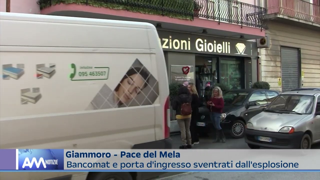 Pace del Mela, assalto con esplosione al bancomat a Giammoro. E' caccia ai rapinatori