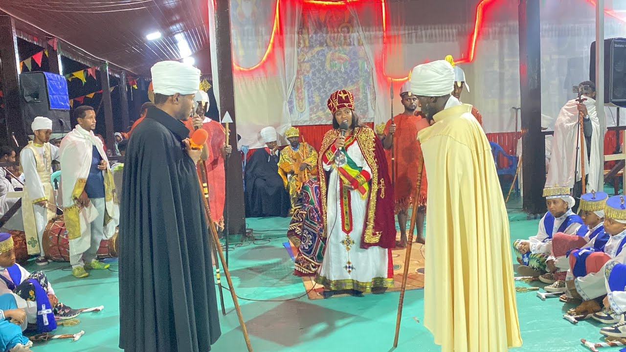 የመስቀል ድራማ በከሣቴ ብርሃን ሠ/ት/ቤት