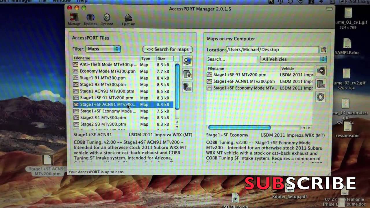 Cobb AccessPORT Computer Interface