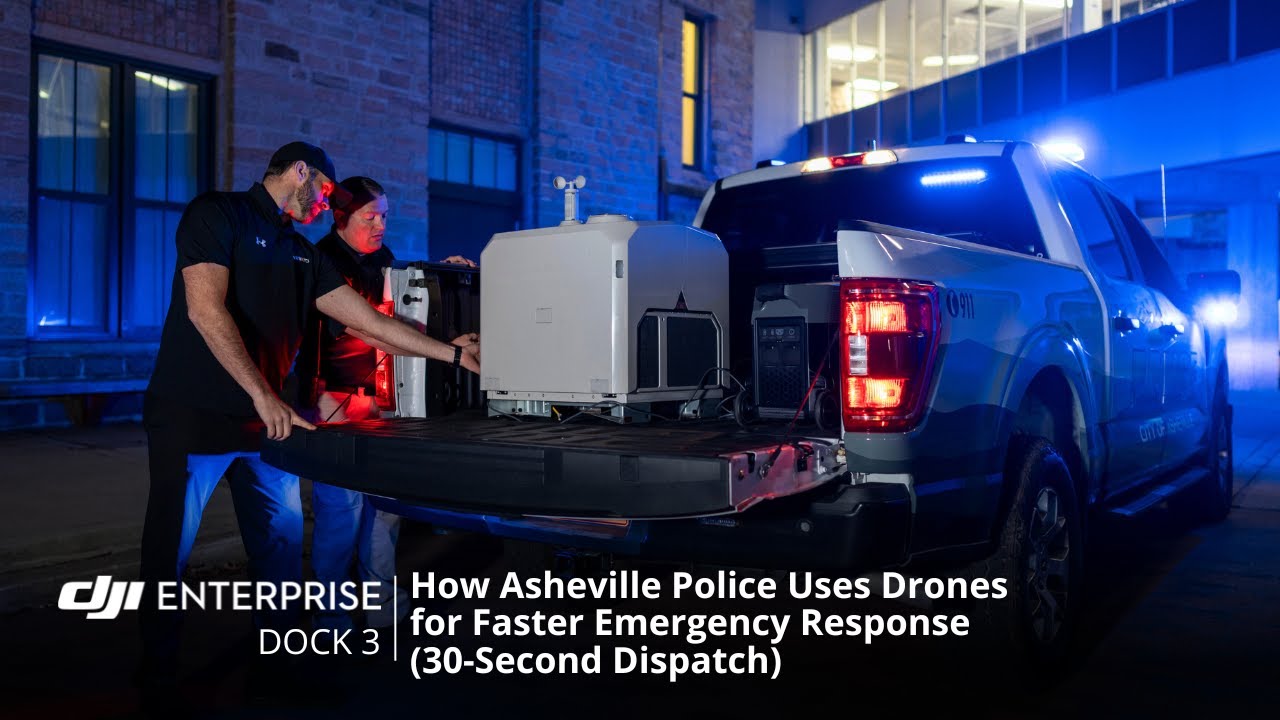 How Asheville Police Department Uses DJI Drones for Faster Emergency Response | 30-Second Dispatch