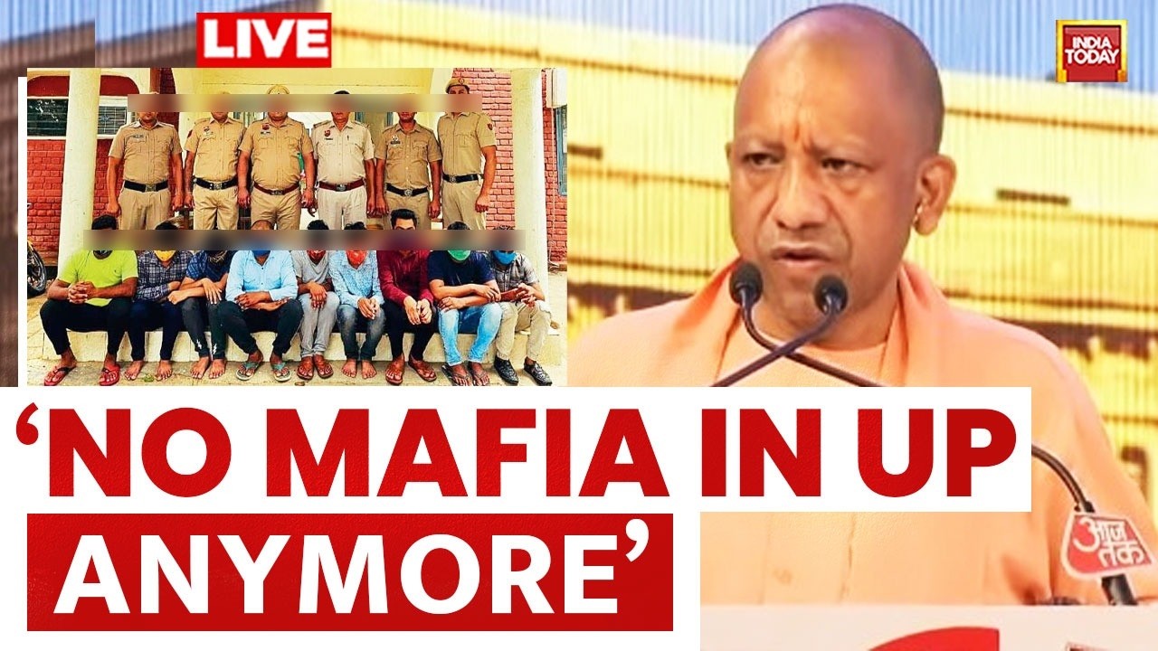 CM Yogi LIVE | UP News | CM Yogi's Big Statement on Mafia Crackdown | India Today LIVE