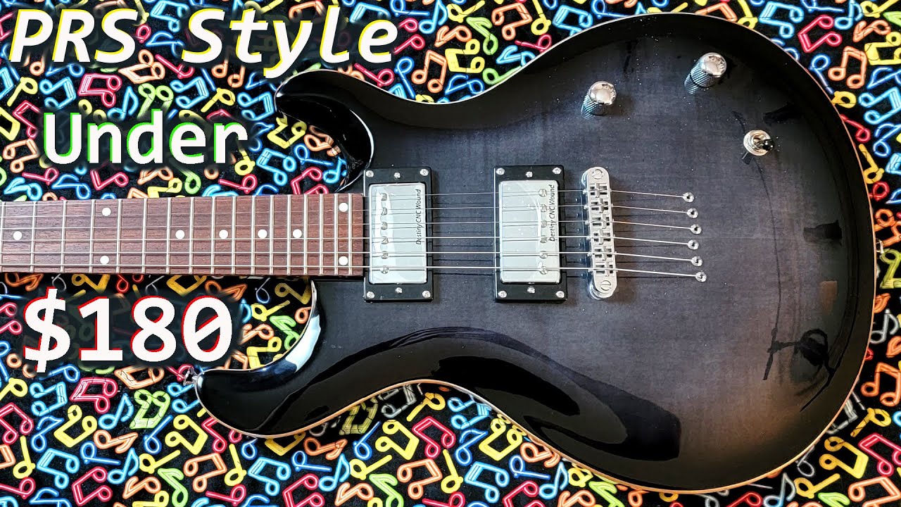 PRS Style guitar for $180 - Can't Be - Unbox & complete review IYV IP 350 TBK PRS