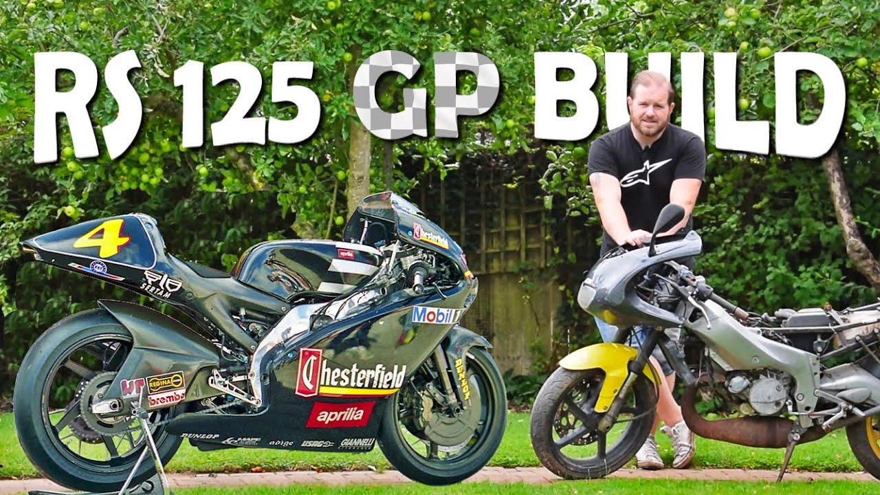 Building a Two-Stroke Race Replica Aprilia RS 125 Old Body New Chassis Conversion