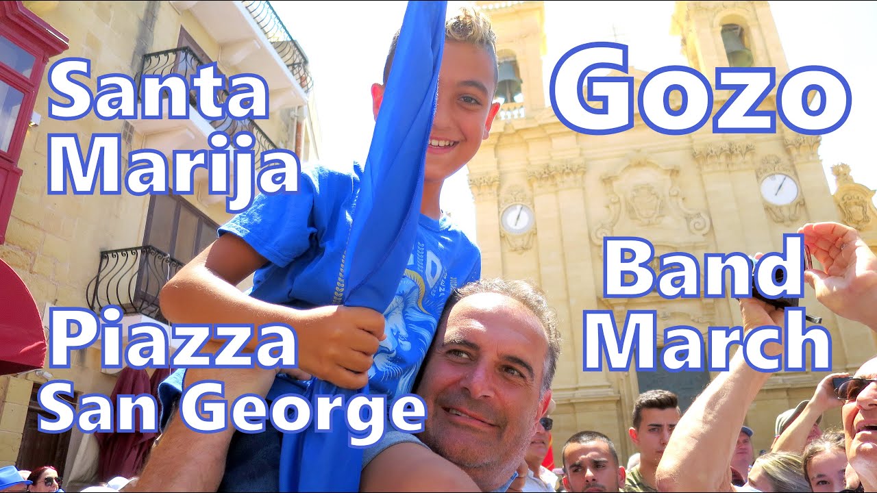 Santa Marija March To Piazza San George, Victoria, Gozo, Malta