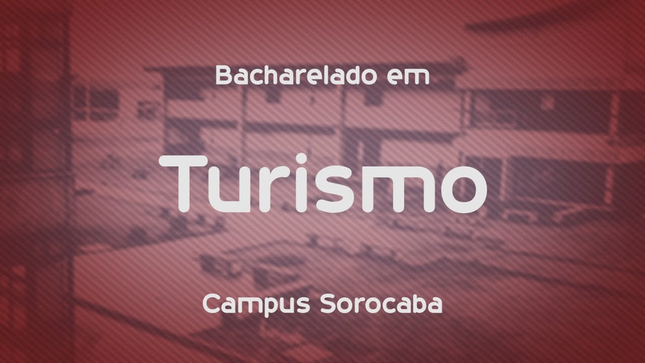 Que curso eu faço? - Turismo - UFSCar - Sorocaba