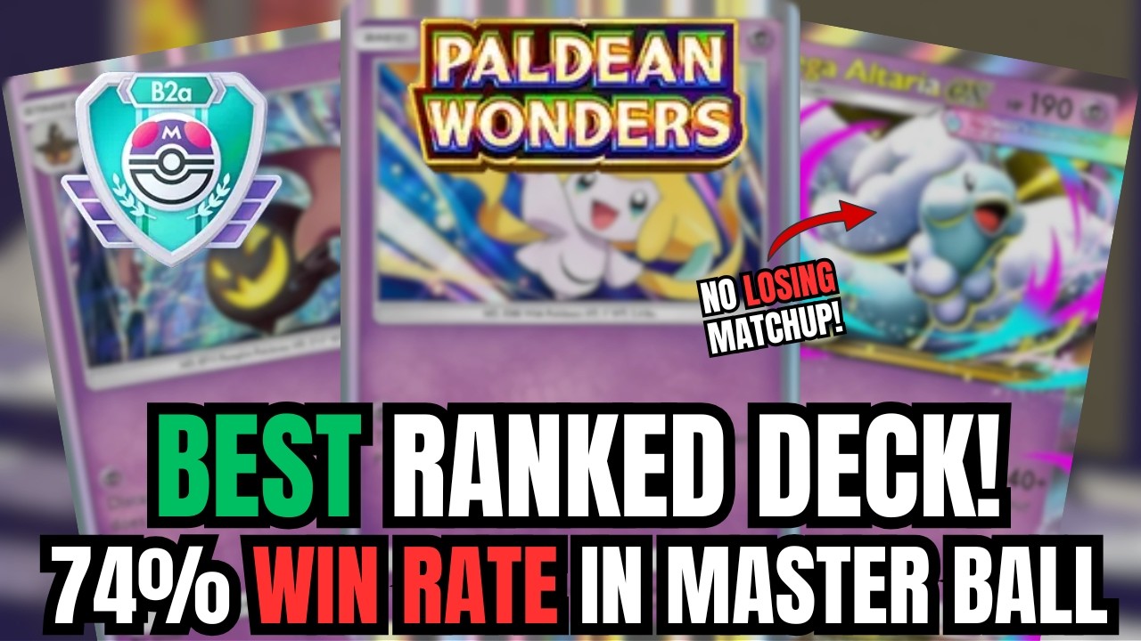 This is THE BEST DECK To Bring in RANKED! 8 WIN STREAK In MASTER BALL With Mega Altaria EX!