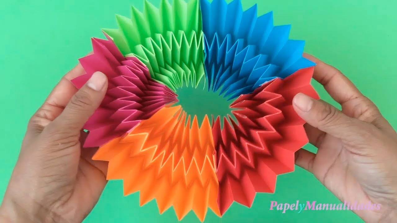 Figura infinita de papel🌈manualidades con papel🌈Infinite paper figure🌈paper crafts🌈Origami