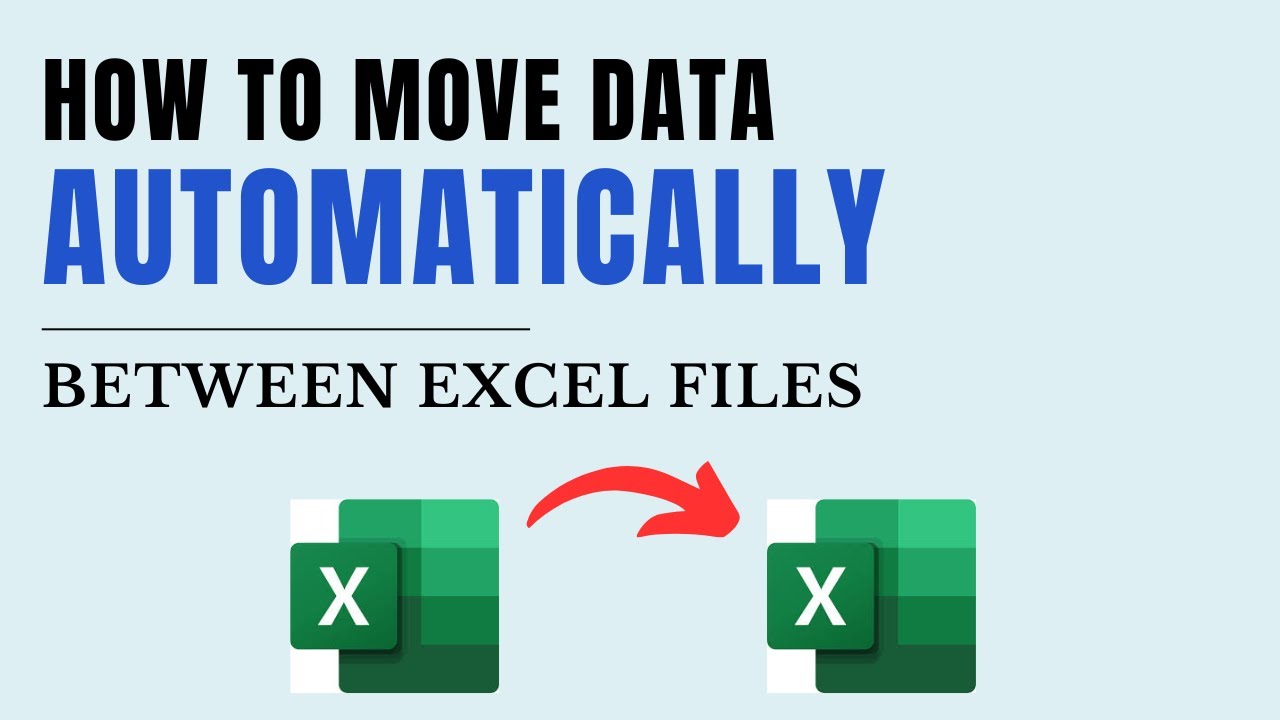 How to Move Data Automatically Between Excel Files |Combine Multiple Sheets using Power Query |