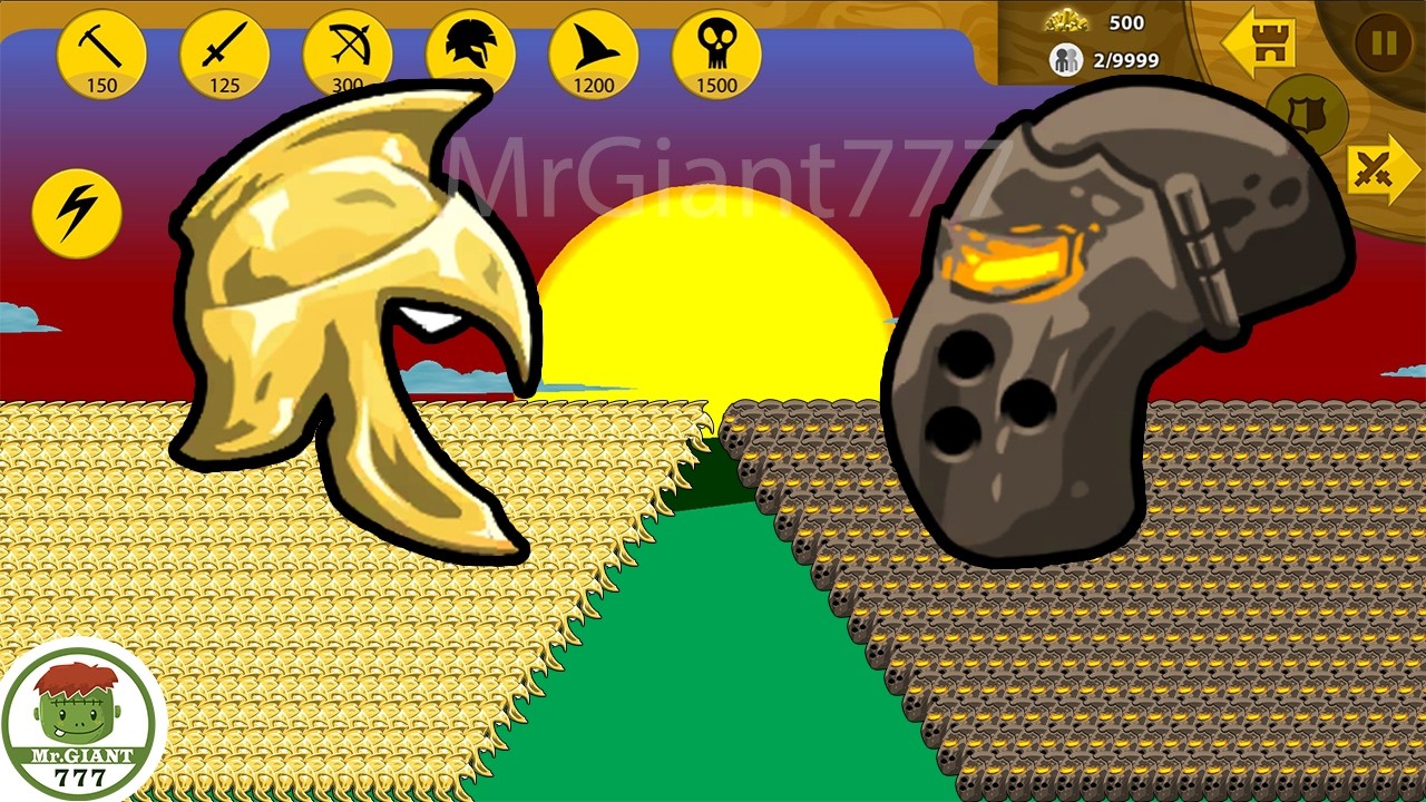 STICK FIGURE GOLDEN ARCHIDON DEFEAT THE GRIFFON FINAL BOSS HACK | Stick War Legacy Mod | MrGiant777