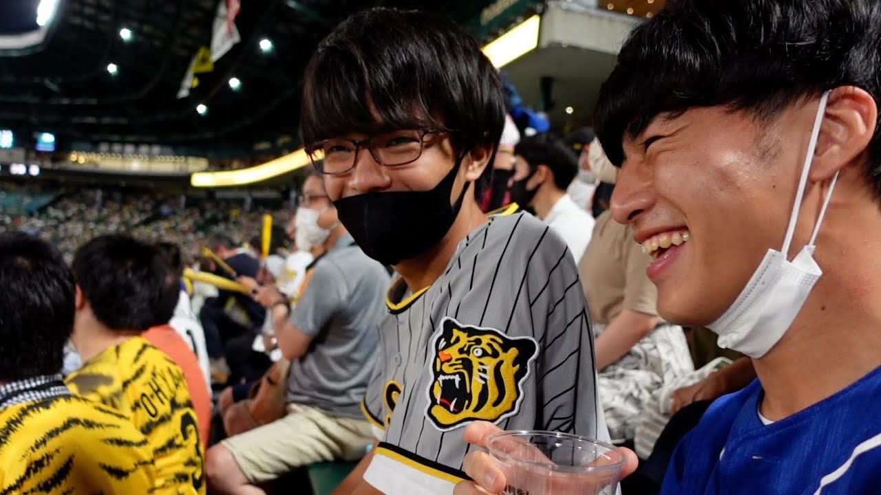 学校終わりに甲子園で阪神-中日戦を見てきたぜ