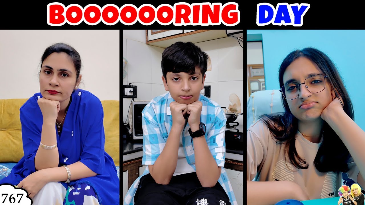 BORING DAY | Ep 767 | Funny Family Vlog | Aayu and Pihu Show