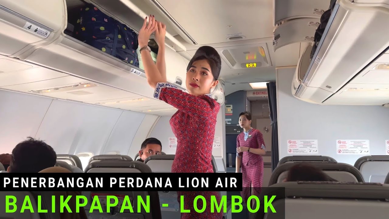 Lion Air Balikpapan - Lombok, Terbang Perdana Menuju IKN Nusantara dengan Pesawat Boeing 737-900