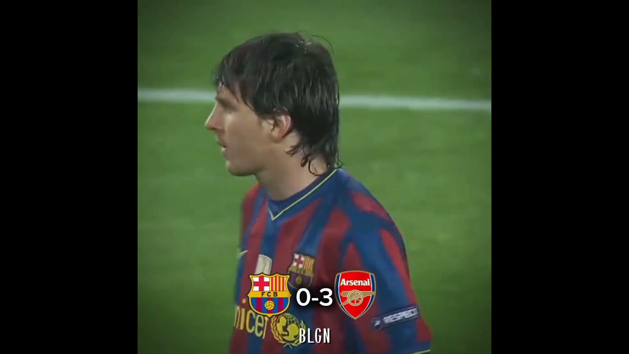 Messi vs Arsenal💀🇦🇷🔥 #edit #football #messi #viralshort #barcelona #championsleague #fypviral
