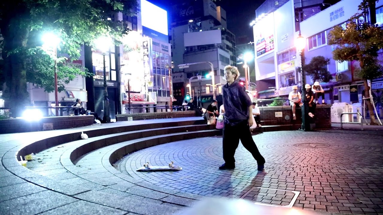 SKATERS NIGHT IN OSAKA, JAPAN