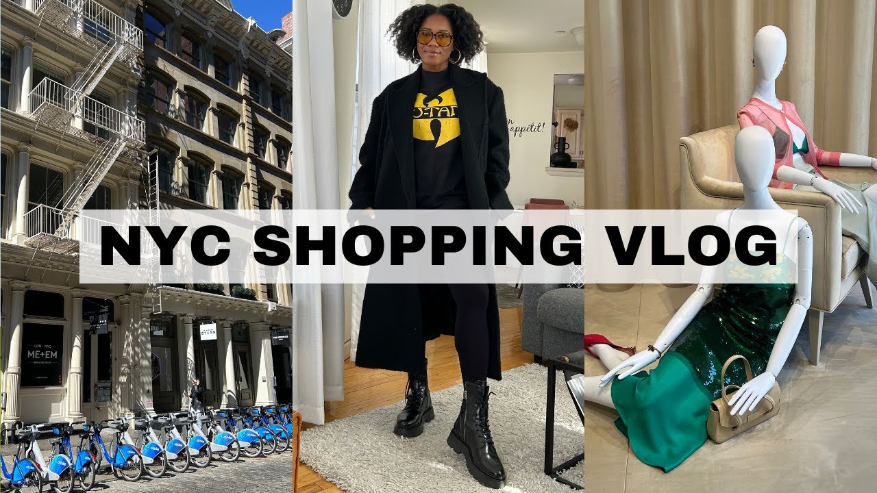 Shopping in Soho NYC VLOG: Zara, H&M, Mango, COS, & Other Stories ❤︎