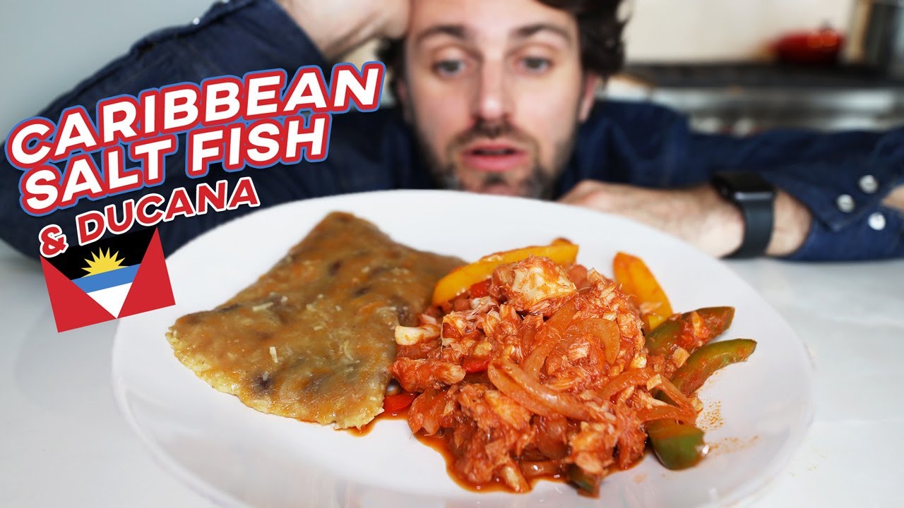 COOKING ANTIGUA & BARBUDA: Salt Fish & Ducana 🇦🇬