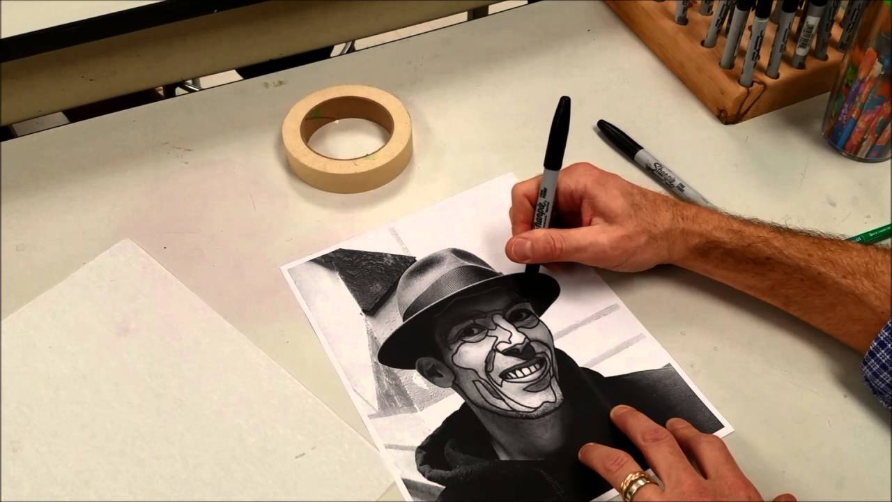 Large Shape Tracing - Portrait