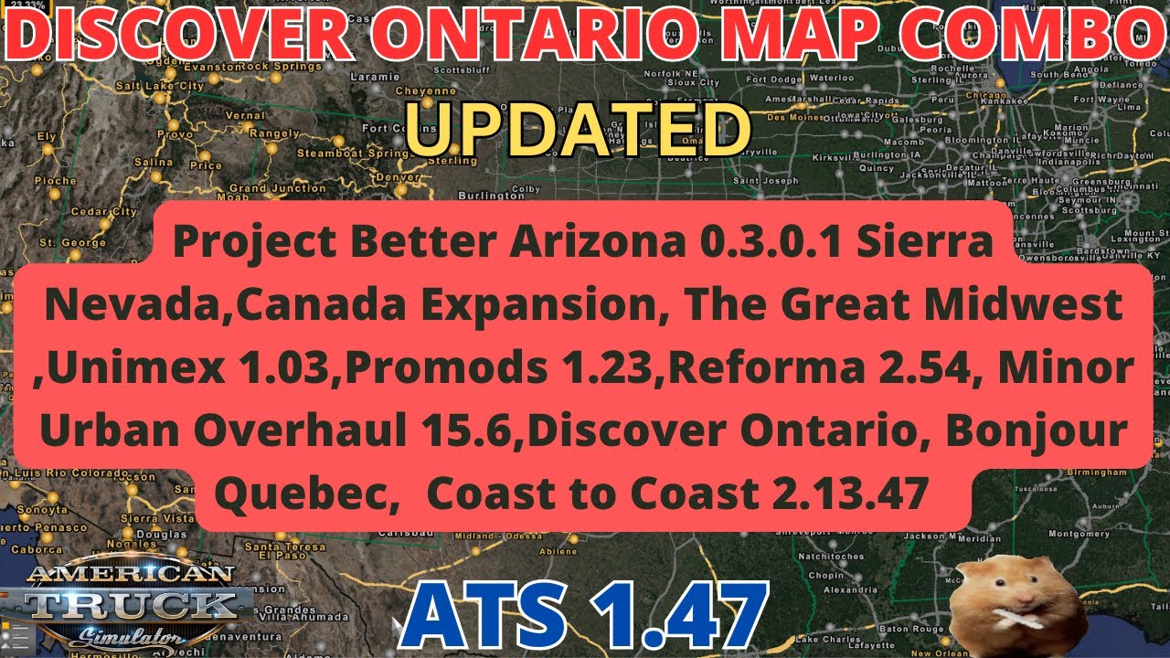 ATS 1.47 DISCOVER ONTARIO MAP COMBO UPDATED.