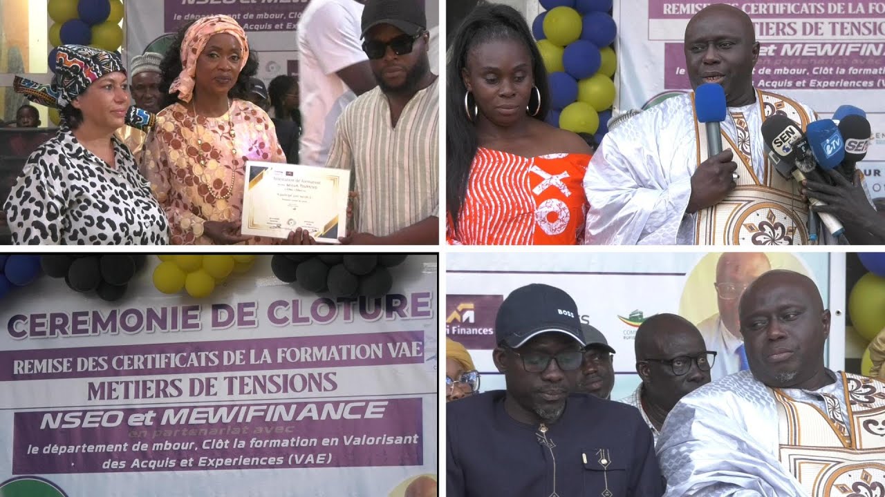 Cérémonie de remise d'attestations : Le PDG de MEWI FINANCE compte former plus 2000 jeunes dans d….