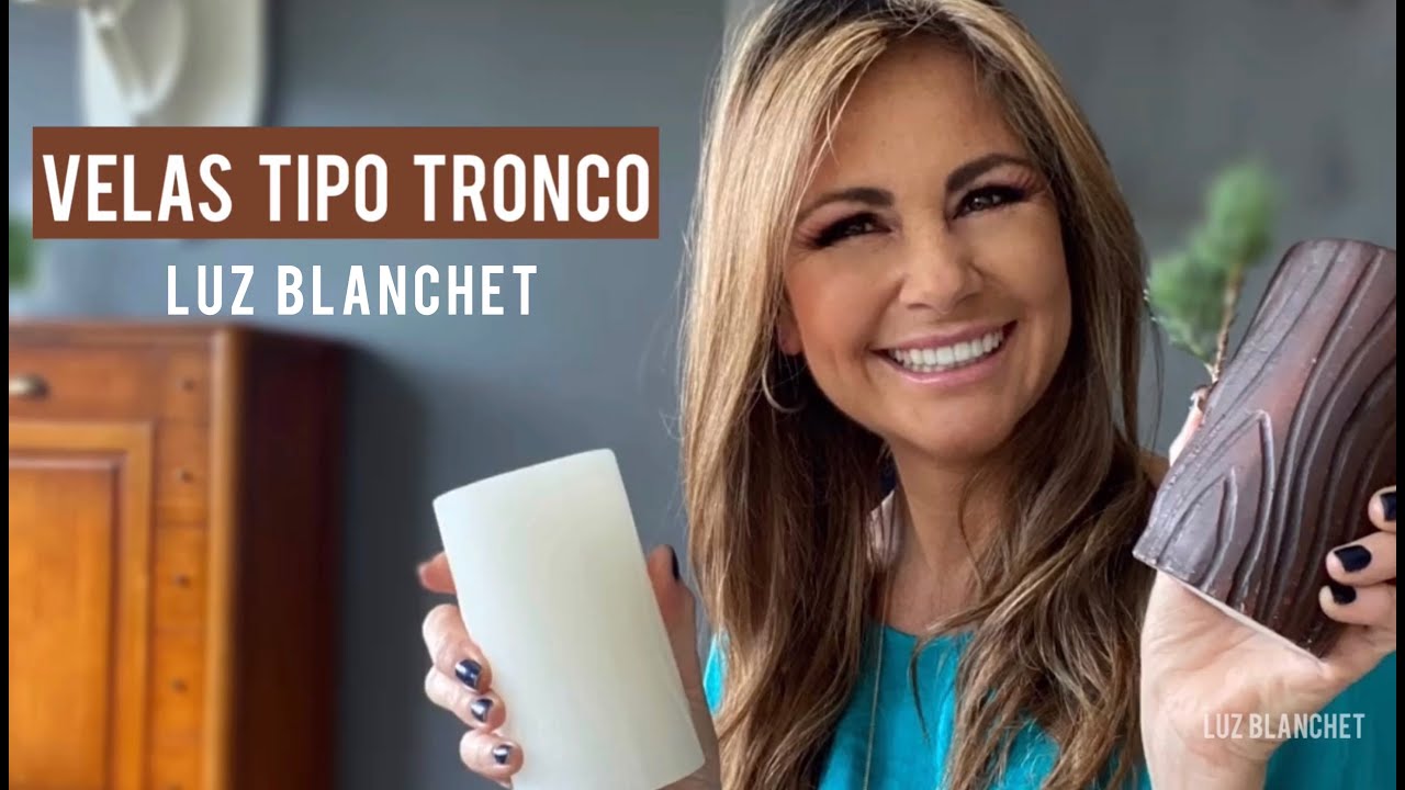 VELAS TIPO TRONCO / LUZ BLANCHET