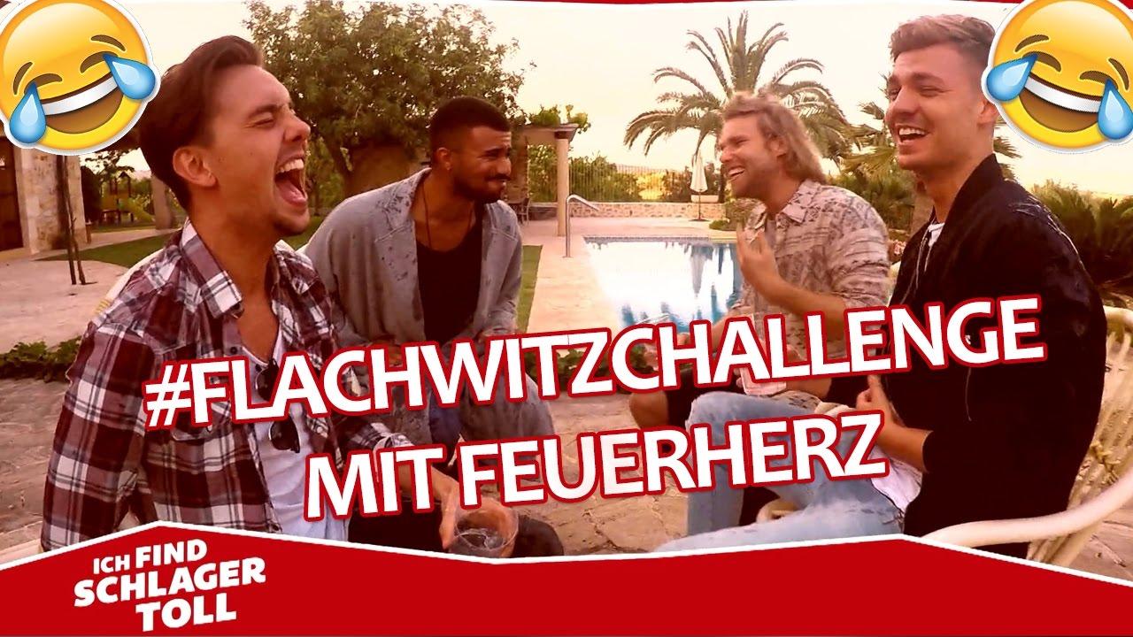 Die gro&szlig;e #FLACHWITZCHALLENGE mit Feuerherz