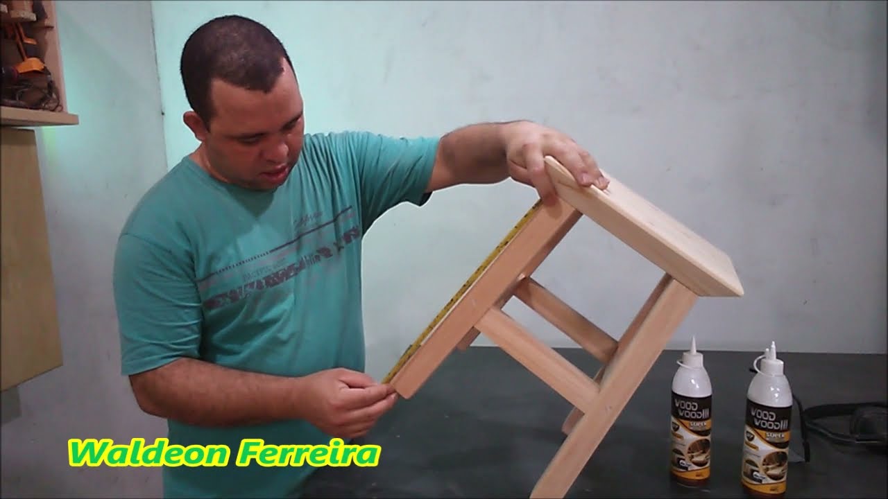 Nunca Mais Faço Banquinho com Madeira e paletes de outra Maneira 