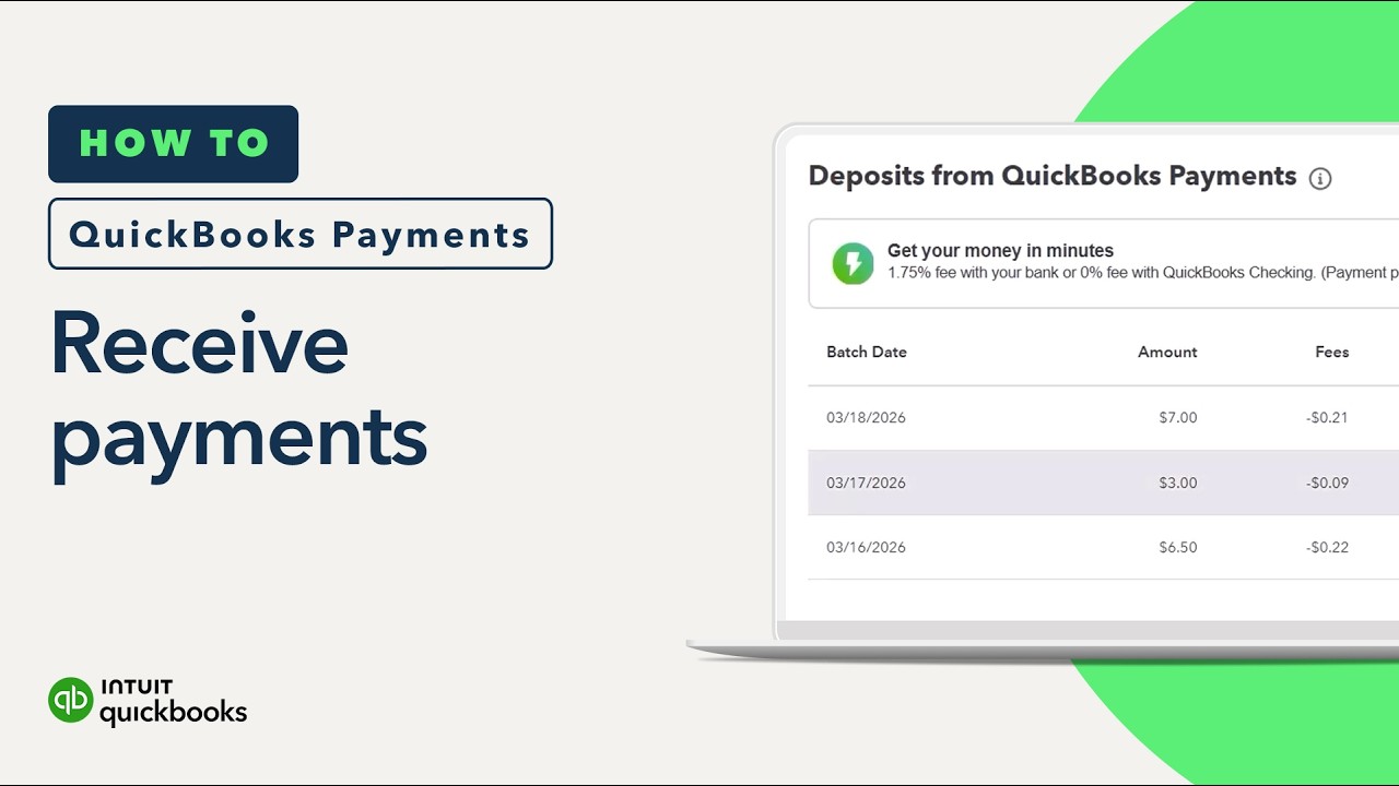 How to use QuickBooks Payments to receive payments
