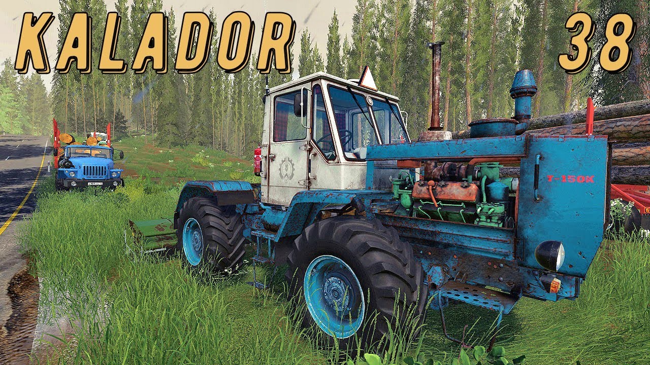 FS 19 - Пилю лес.  Погрузка леса - KALADOR фермер лесоруб # 38