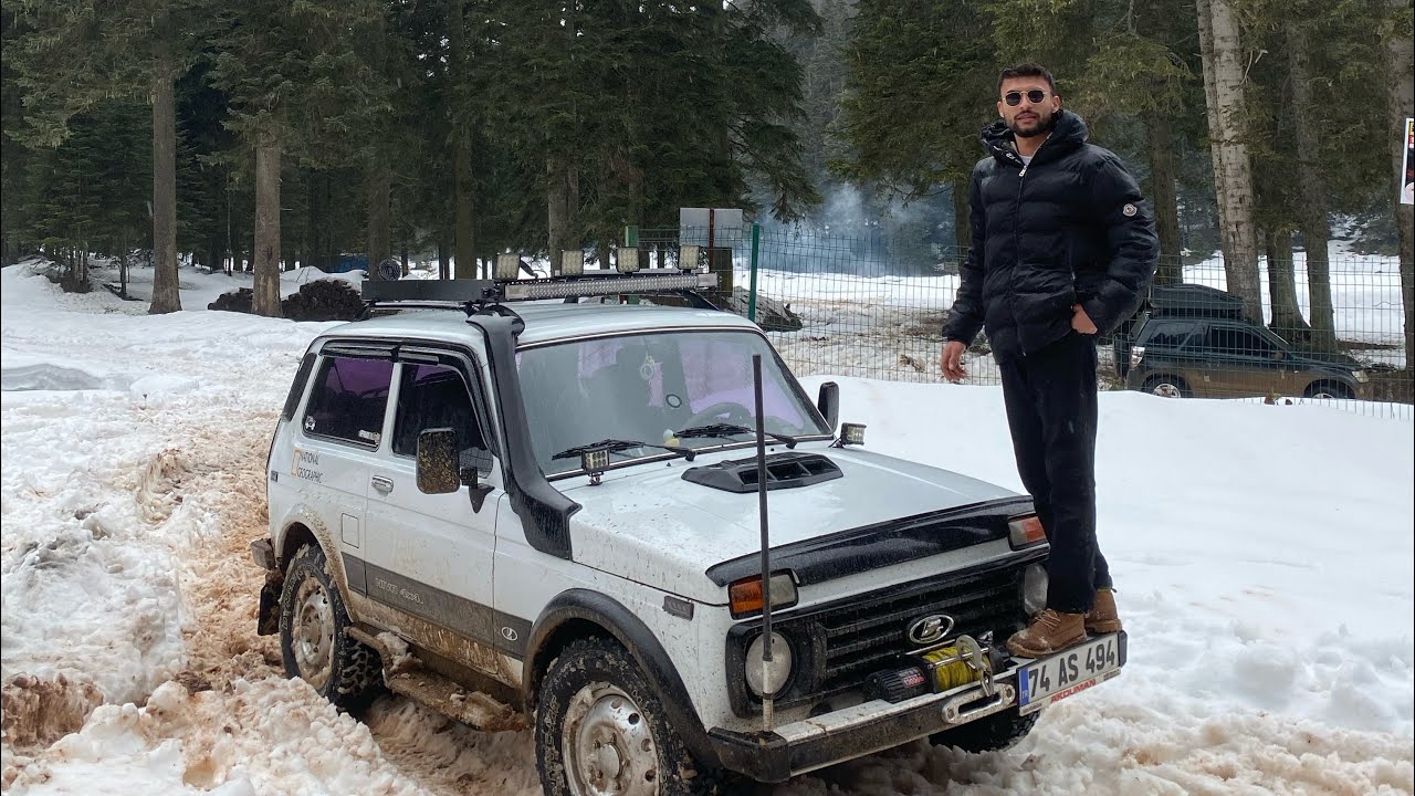 BARTIN GEZEN YAYLASINA -2 DERECEDE YOLCULUK LADA NİVA 4X4 ARAÇ KARA SAPLANDI