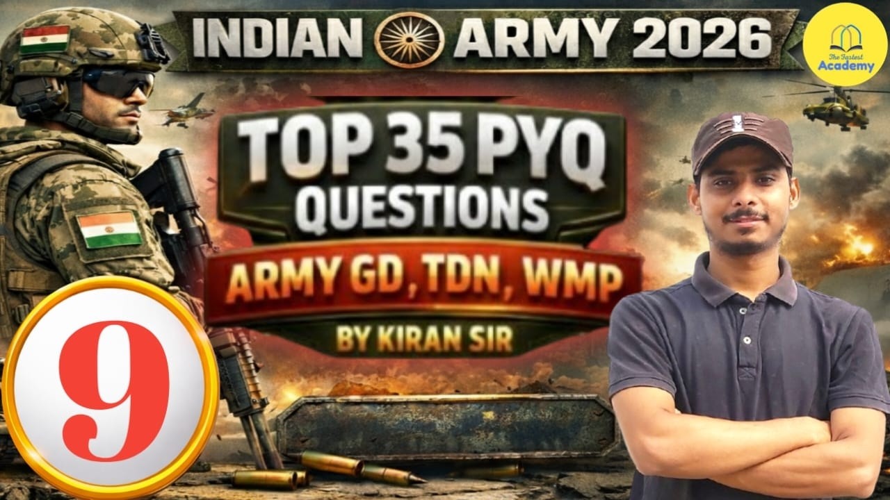 Army Agniveer 2026 Top 35 Maths Questions 😱 | Army Maths Class by Kiran Sir
