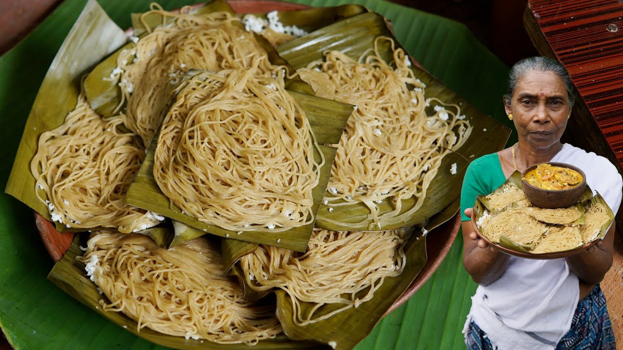 Kerala Style Wheat Iidyappam And Egg Curry | Wheat Idiyappam Recipes