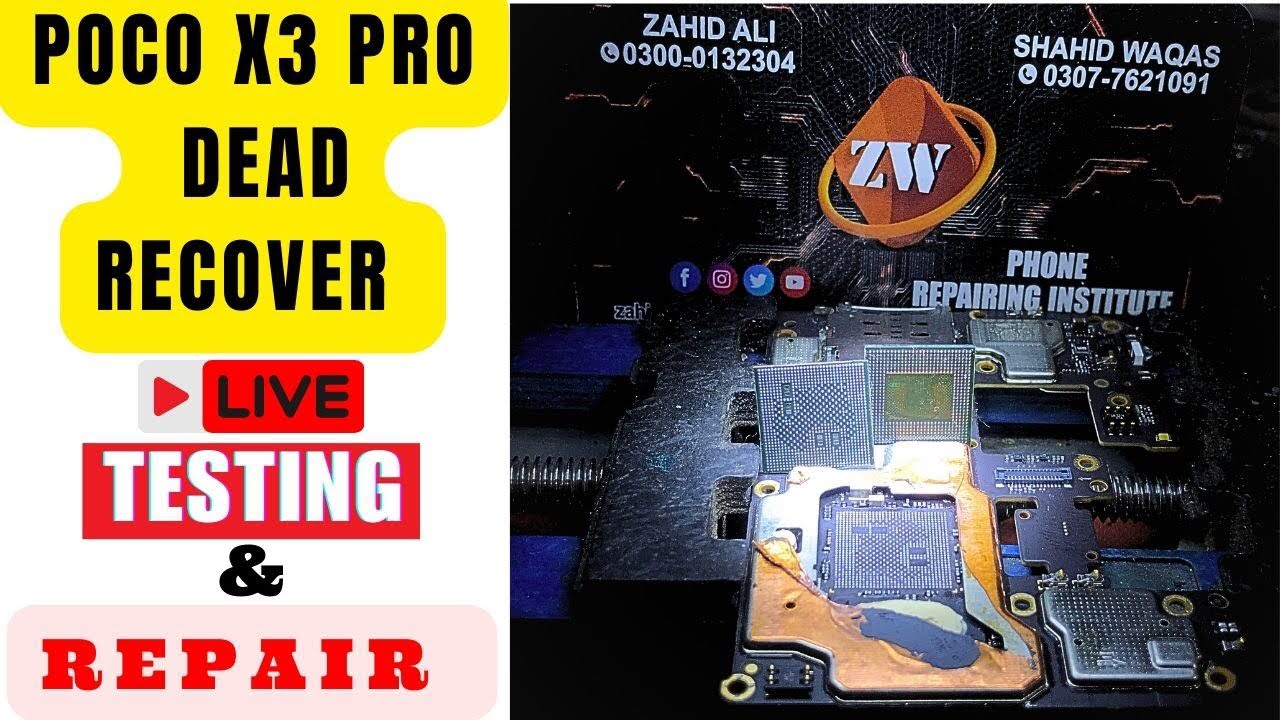 POCCO X3 PRO DEAD RECOVER LIVE REPAIR || DOUBLE DECKER PHONE REPAIR || DEAD PHONE FIX ✅