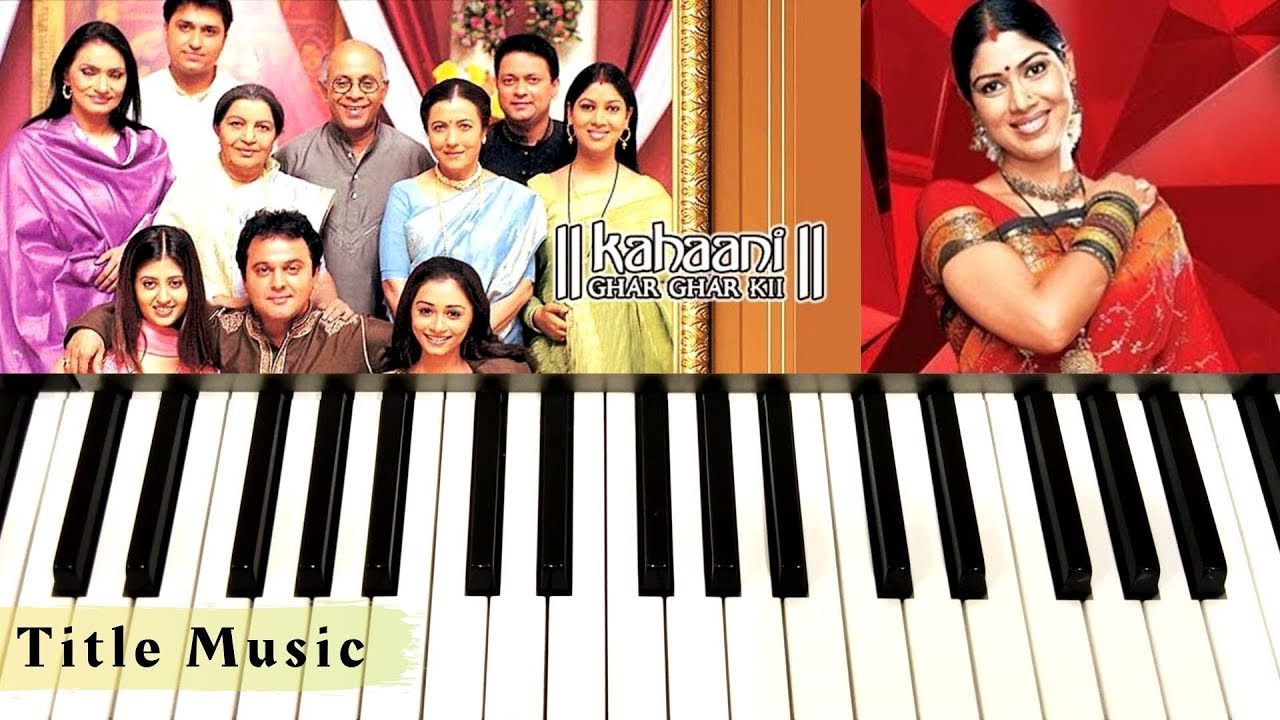 Kahani Ghar Ghar Ki | Title Music | Indian TV Serial - Cover On Keyboard