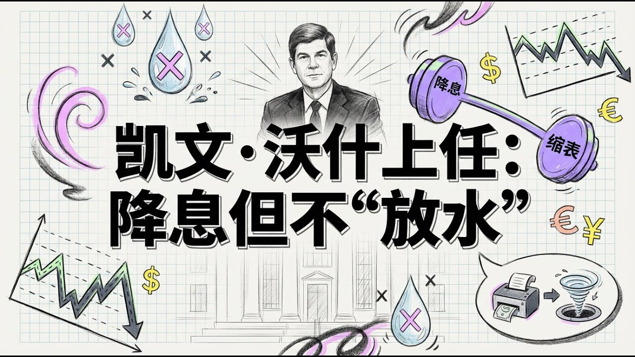 凯文沃什上任 | 降息但不放水的杠铃策略 | 美联储新秩序