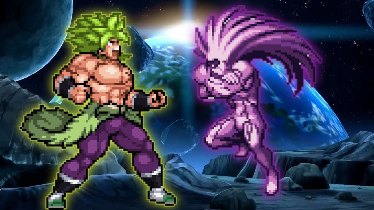 Broly DBS VS Boros V2 in Jump Force Mugen