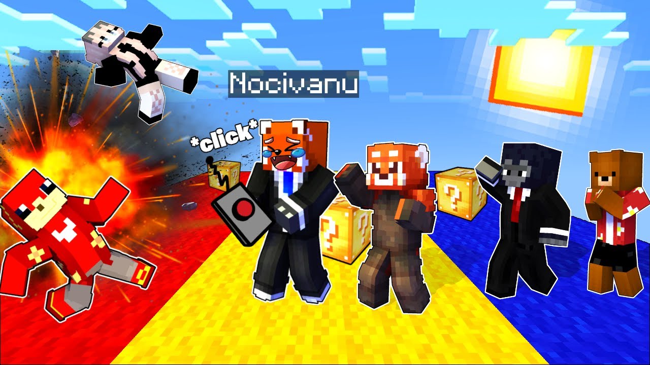 LUCKY BLOCKS RACE cu *FRATELE MEU GEAMAN* in ECHIPA! I-am Distrus pe toti