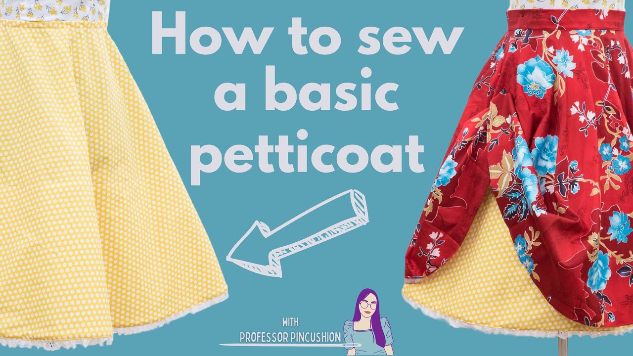 Sew a Petticoat Using Your Custom Pattern - Assemble Pattern