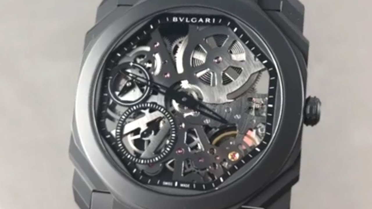 Bulgari Octo Finissimo Black Ceramic Skeleton 103126 - Hands-on Review & Features Overview