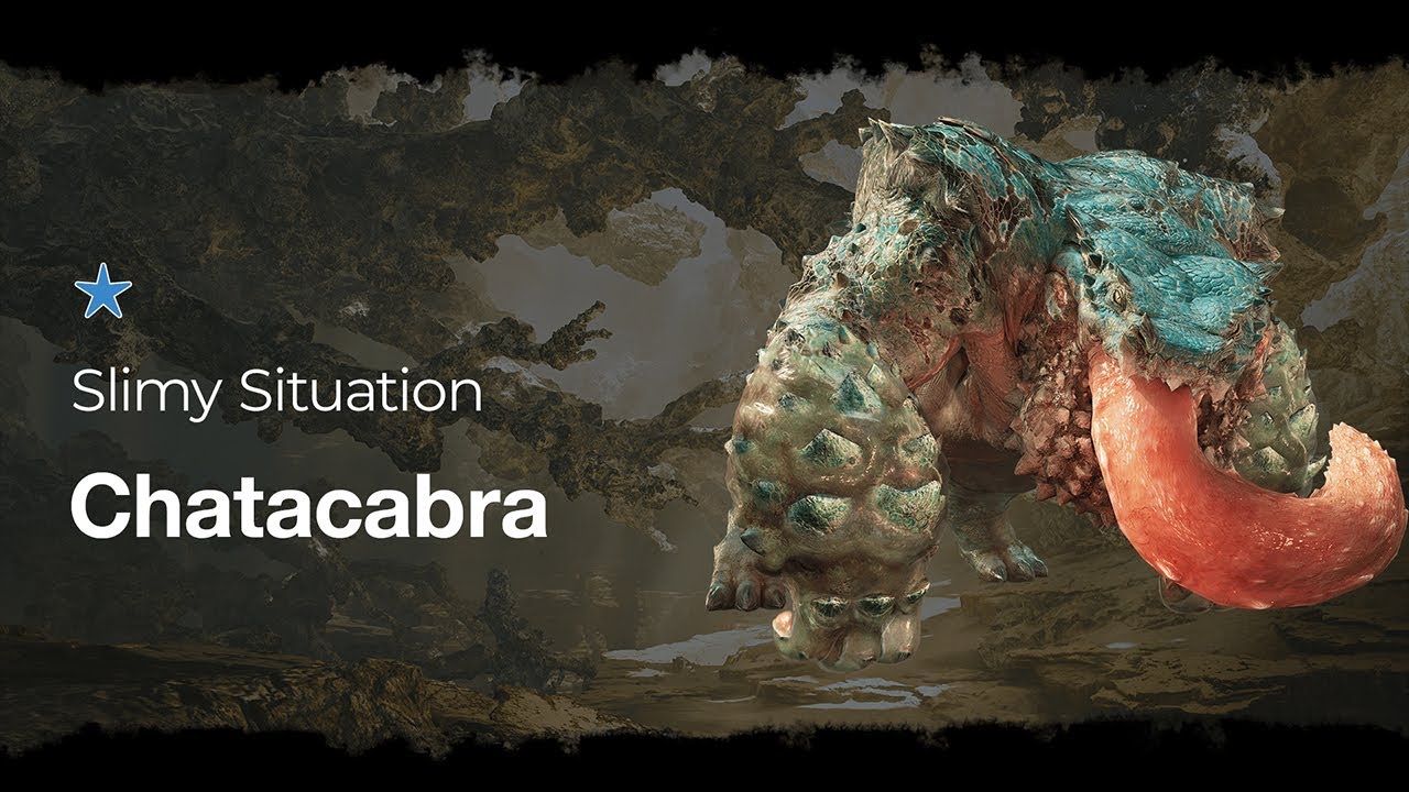 Chatacabra Intro Gunlance Slimy Situation MHWilds